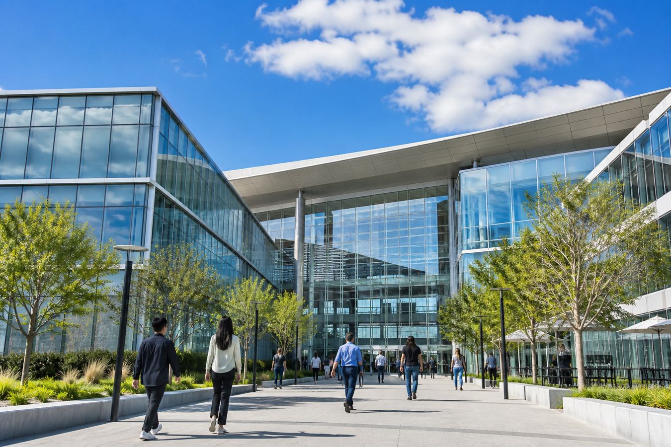 Cognitive Machine headquarters on a bright day